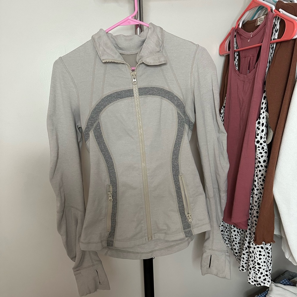 Lululemon define jacket off white